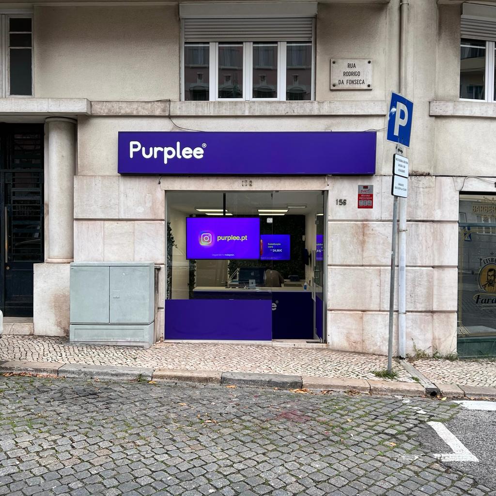 Loja Lisboa Purplee Reparação iPhone, Samsung, Huawei, Xiaomi, LG e Oneplus